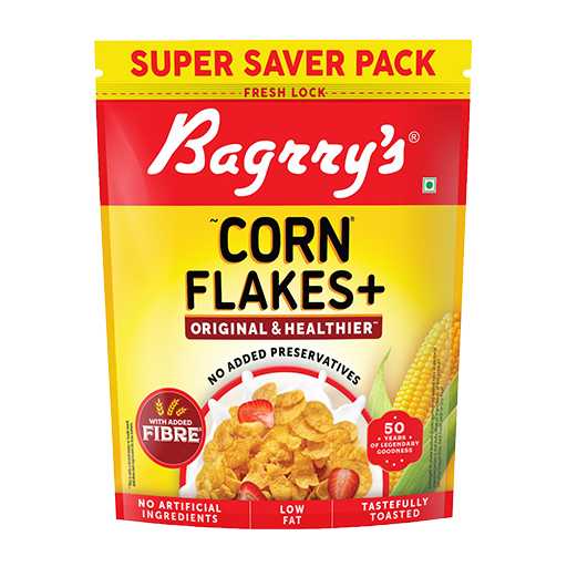 Bagrrys Corn Flakes Plus Original Healthier - Added Fibre